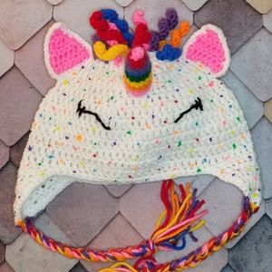 Crochet Unicorn Hat